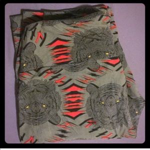 NWT OS Tiger Lularoe leggings